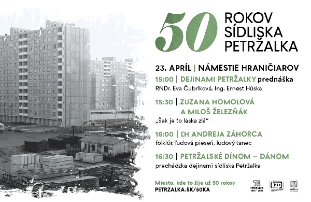 50 ROKOV SÍDLISKA PETRŽALKA - NÁMESTIE HRANIČIAROV